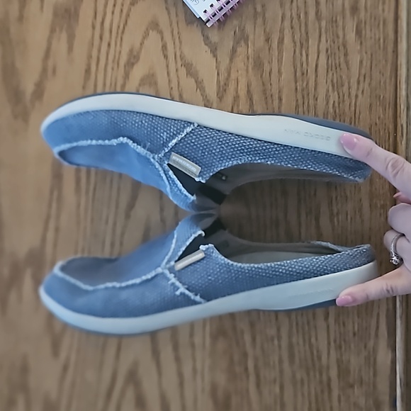 Gecko Man Walk Hero Orthotic Gray Canvas Arch Support Slip On Shoes Men's 12 - Picture 7 of 9